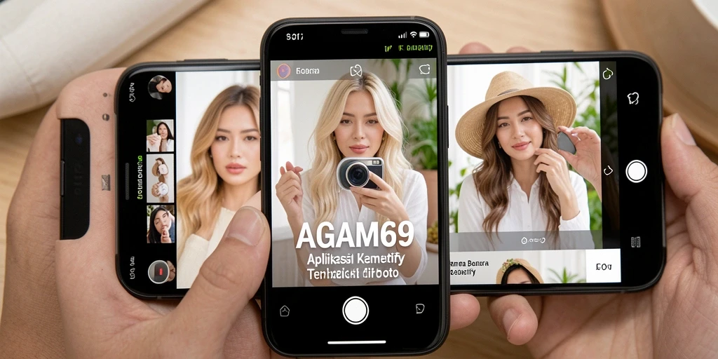 Tampilan antarmuka AGAM69 yang modern dan fungsional untuk Kamera Beautify.