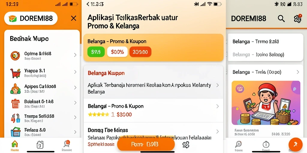 Antarmuka intuitif DOREMI88 yang menunjukkan promo terbaik.