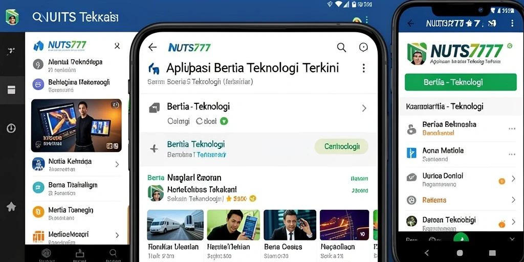 Antarmuka NUTS777 yang modern dan fungsional.