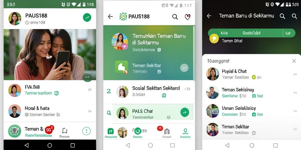 Antarmuka PAUS188 menampilkan opsi pertemanan yang menarik dan interaktif.