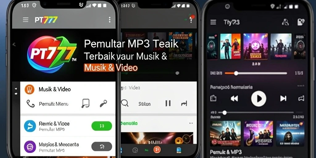 Antarmuka PT777 menampilkan antarmuka pengguna yang bersih dan menarik.