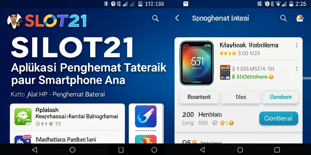 Antarmuka SLOT21 dengan fitur penghemat baterai yang efisien.